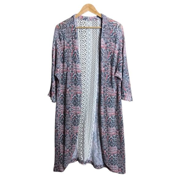 No Brand Lightweight Duster Rear Lace Inset One Size - Picture 1 of 15